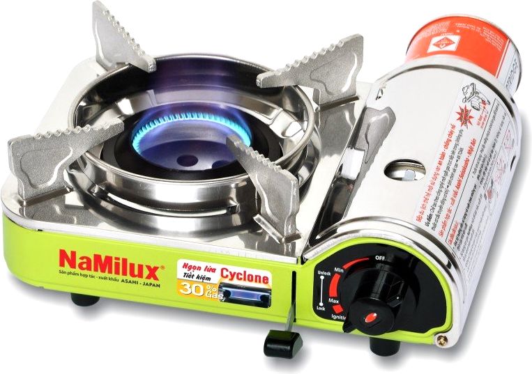 Портативная газовая плита с конфоркой циклон NaMilux NA-174PSS 3