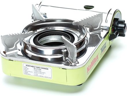 Портативная газовая плита с конфоркой циклон NaMilux NA-174PSS 2
