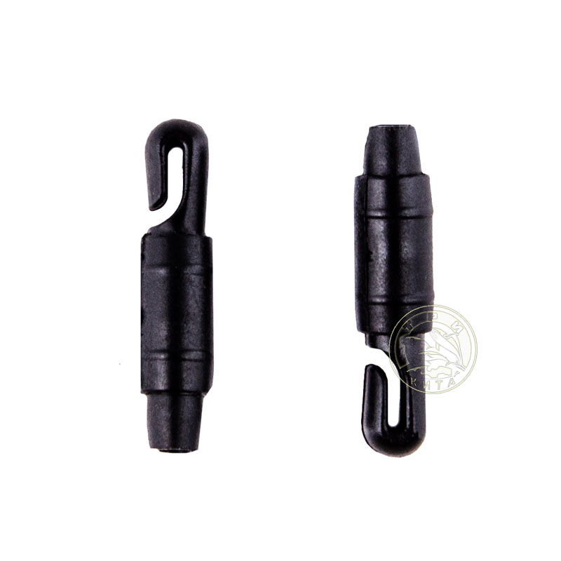 Коннектор для крепления лески к удилищу чёрный 1,8