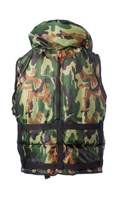 Жилет спасательный двусторонний универсальный COMFORT HUNTER (Охотник) 80-120 кг 1