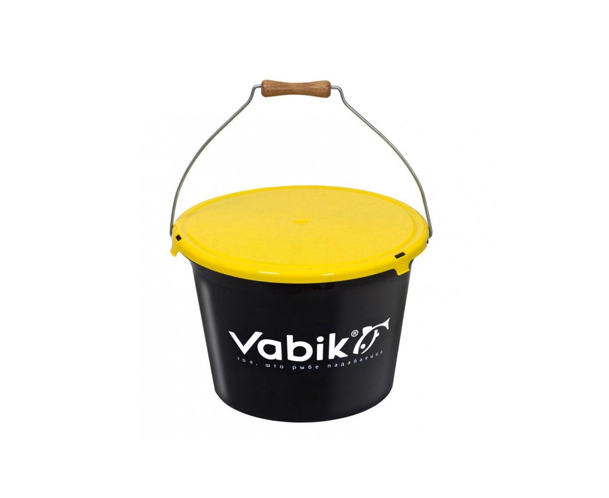 Ведро для прикормки Vabik с тазом и крышкой 1