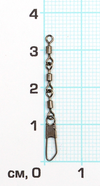 Три вертлюжка+застежка Safety №12 1