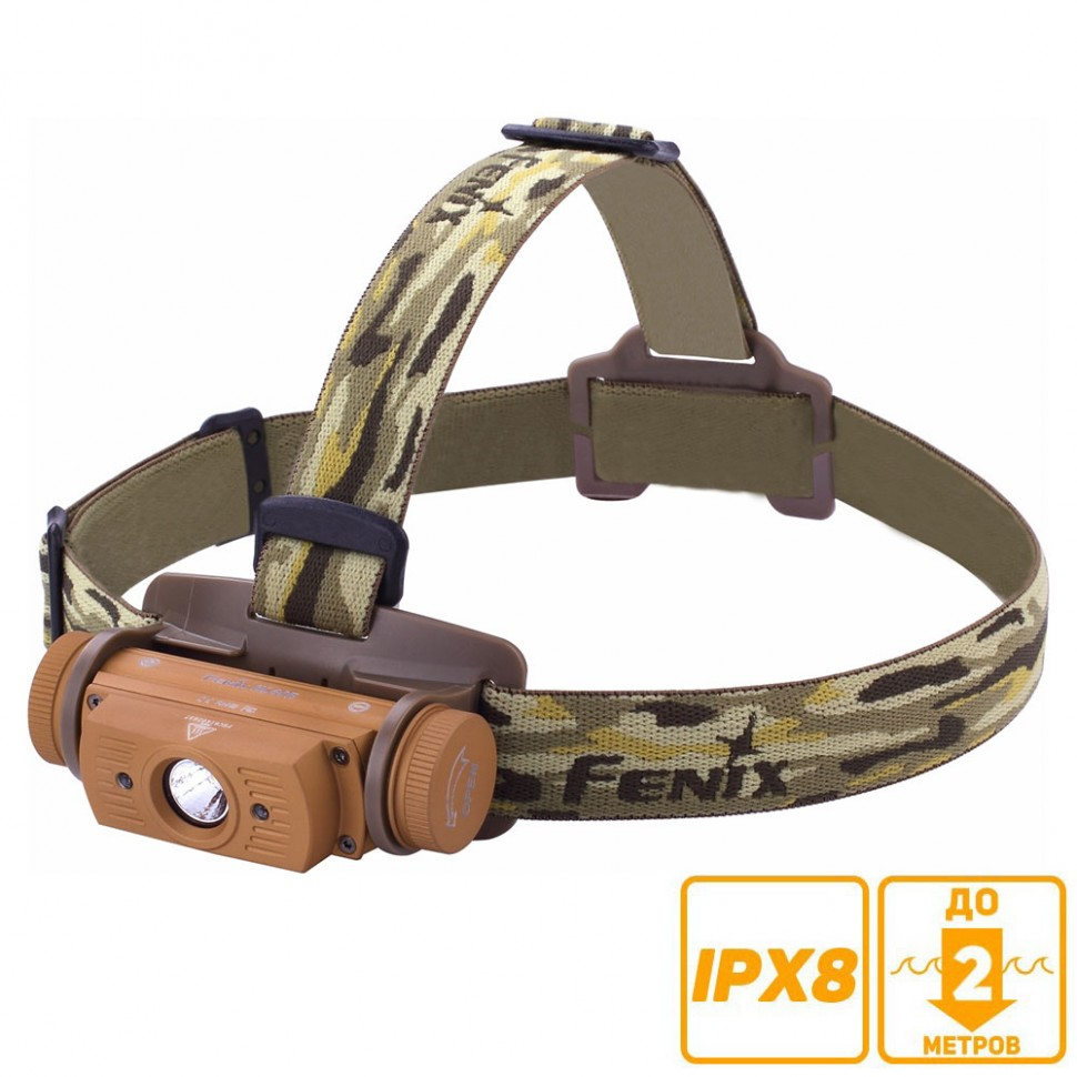 Налобный фонарь Fenix HL60R Cree XM-L2 U2 Neutral White LED песочный1