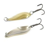 Блесна Колебалка Питер Атом (12 г) желтый-белый 1