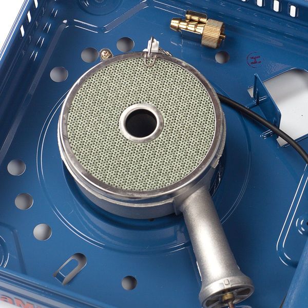 Керамическая портативная газовая плита NaMilux NA-P4075PF PL2057PF с переходником 2