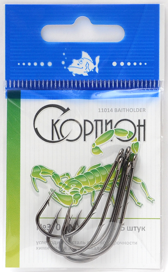 Крючки Baitholder (Скорпион), №3,0 2
