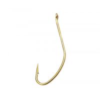 OWNER Крючок Straw Hook w-eye brown №12 15шт