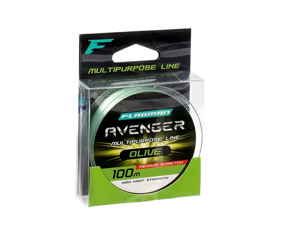 Леска FLAGMAN Avenger Olive Line 100м