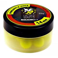 Бойлы плавающие Pop-Up LION BAITS PINEAPPLE JUICE Ананас 14мм 25гр