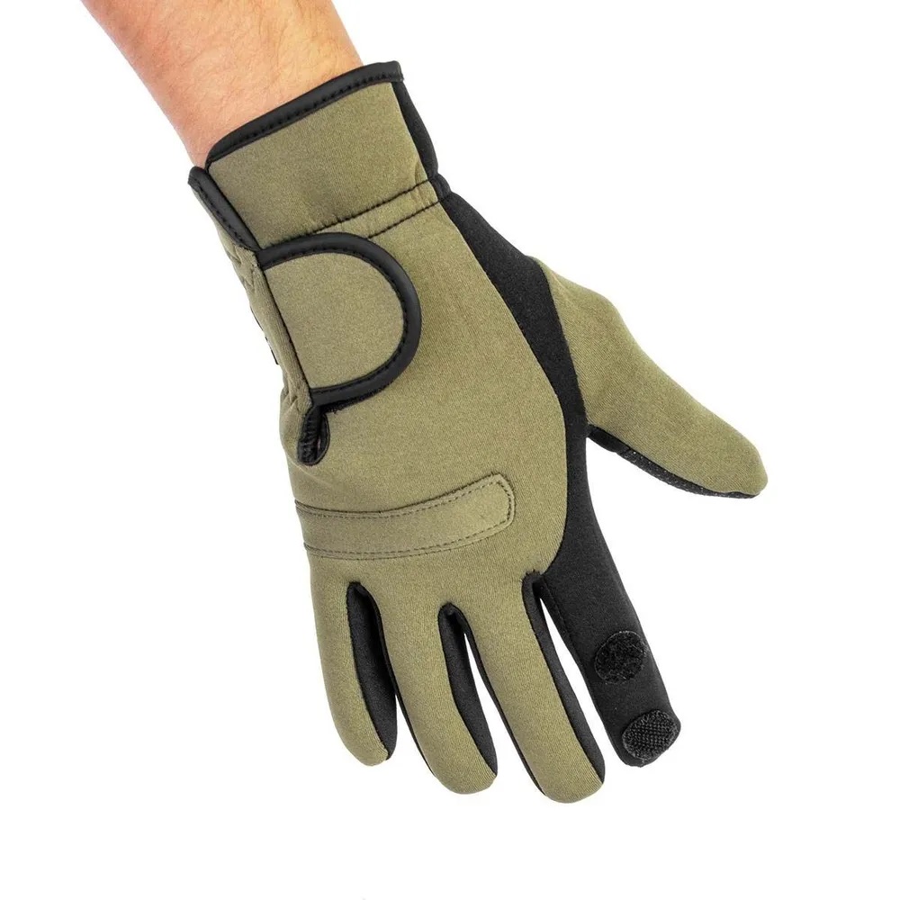 Перчатки Helios рыбацкие CATCHER неопрен. цв.хаки HS-HY-D14 2