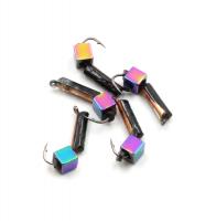 Столбик №3, d-2 мм, L-7 мм, вес 0,65 гр., кубик, цв. медь