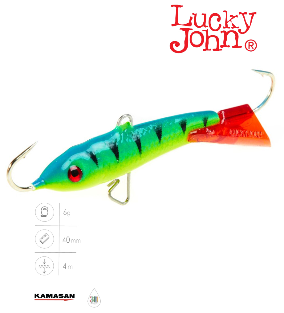 Балансир LUCKY JOHN Classic №4, цвет 36RT, арт. 81400-36RT