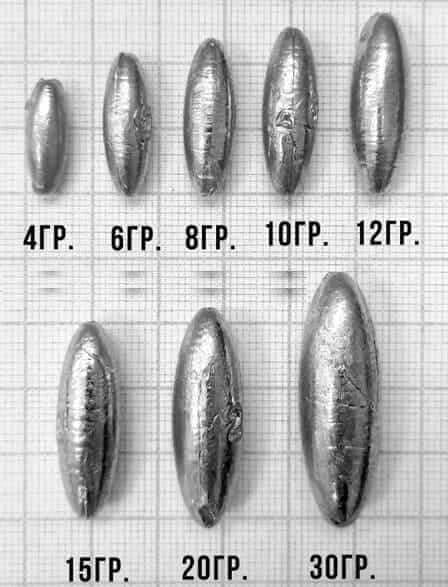 Грузило оливка лонг FLAGMAN