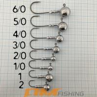 Джиг-голов. AM Fishing неокр. 10г Кр.№1-0 Gamakatsu 2