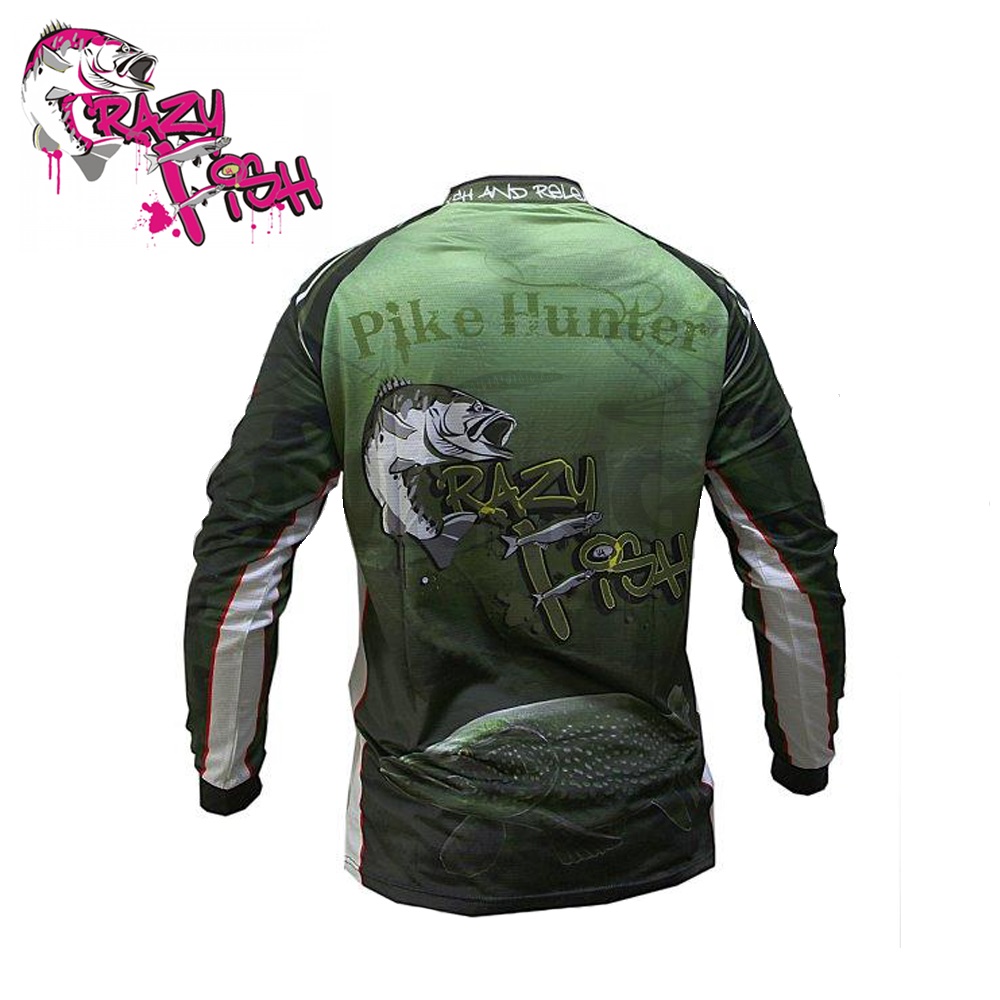 Джерси Crazy Fish Pike Hunter camo kid size1