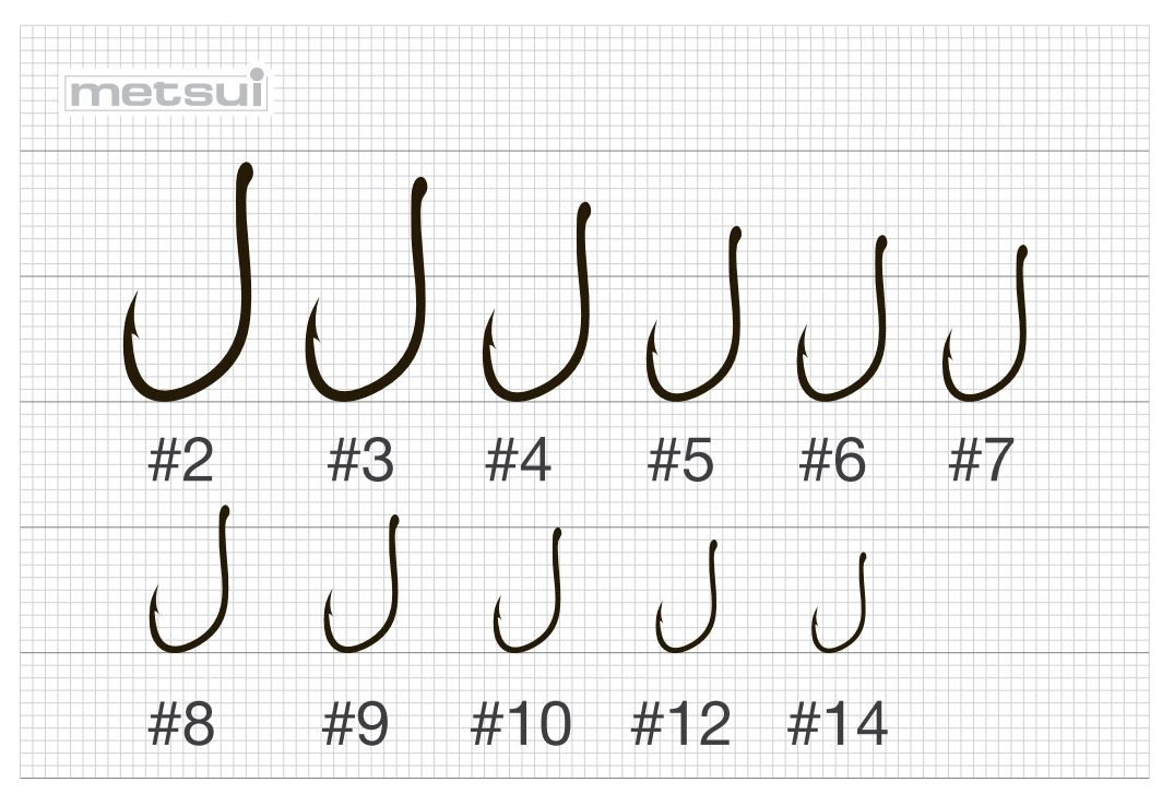 Крючки METSUI AJI цвет bln 1