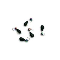 Мормышка вольф. безнасадочная ЯМАН Капля с отв. с коронкой из никеля