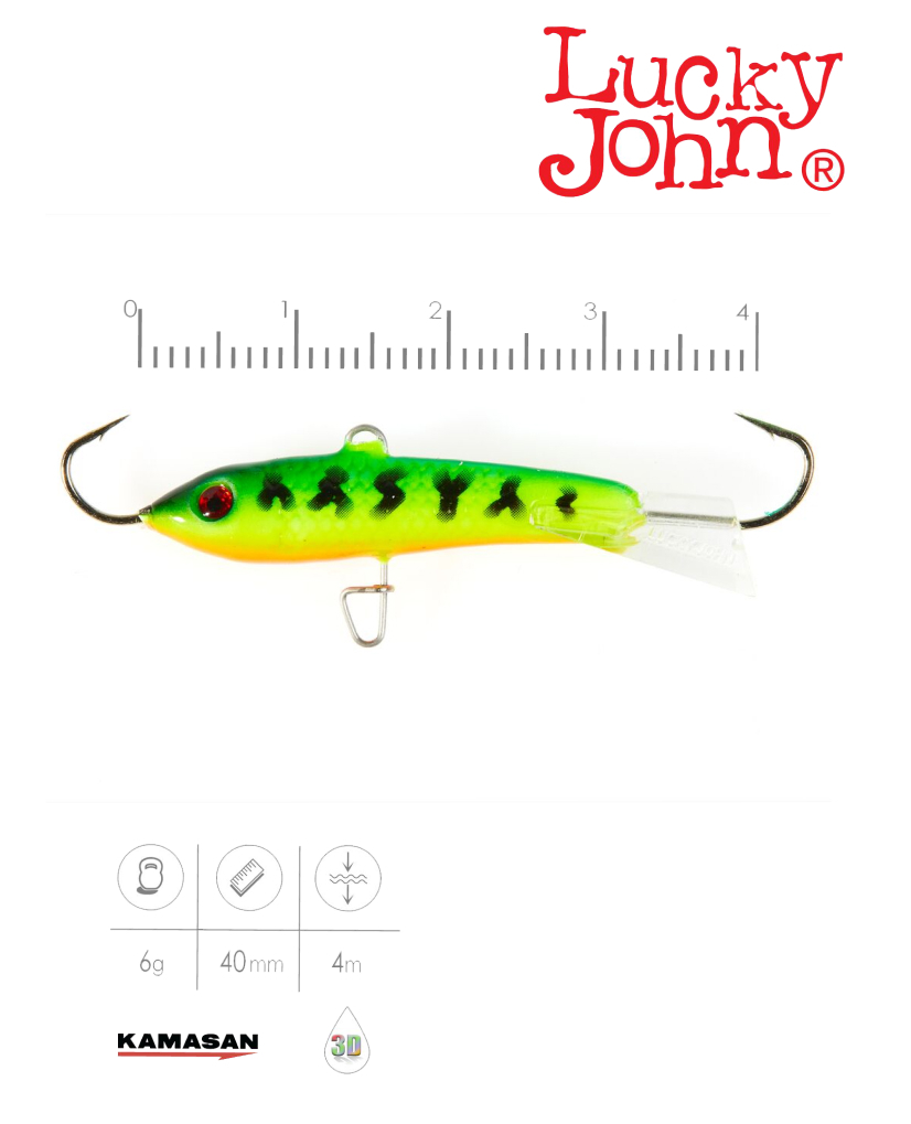 Балансир LUCKY JOHN Classic №4, цвет 20, арт. 81400-20 1