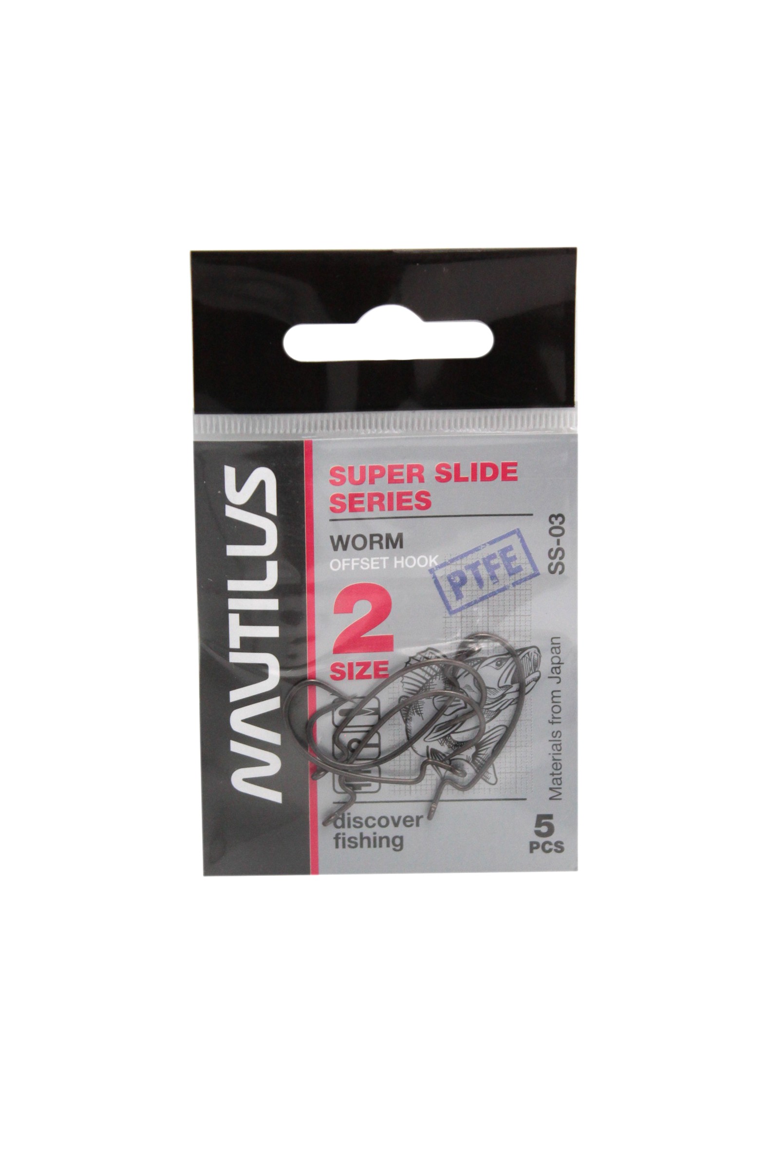 Крючок Nautilus Offset Super Slide SS-03PTFE №2 1