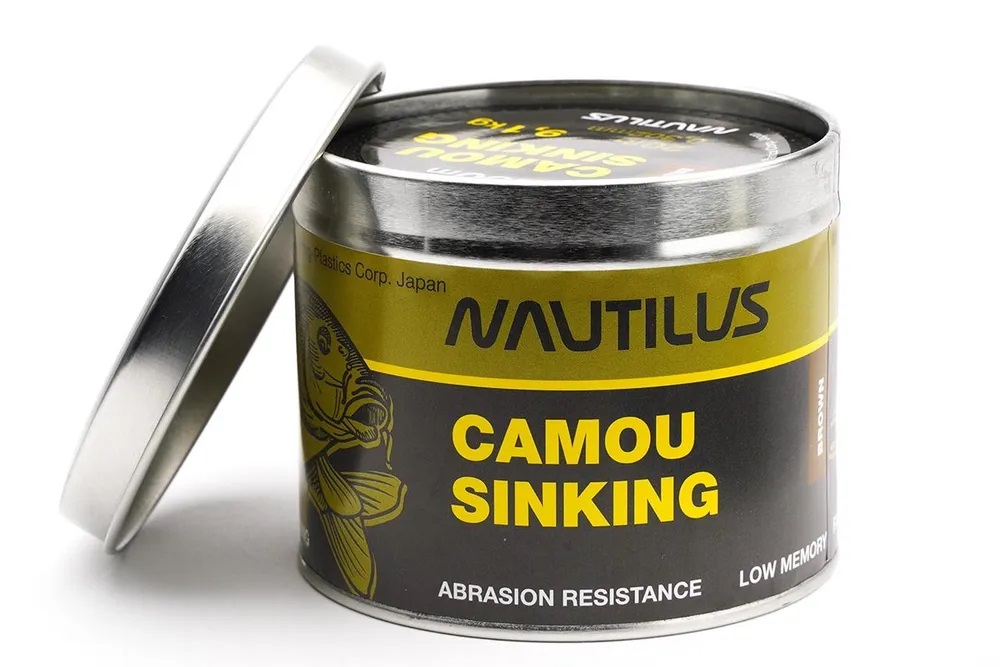 Монофильная леска для рыбалки Nautilus Camou Sinking line по 1200 м; 0.302 мм 2