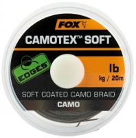 FOX мягкий поводковый материал в оплетке Camotex Soft EDGES 20м