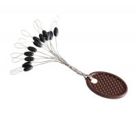 FLAGMAN Стопор для лески черный L 12шт