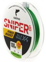 Шнур SNIPER ALL-R Braid X4 Grass Green (Salmo), 120м, 0.11мм