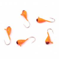 Мормышка ЯМАН вольф. Капля с ушком+кр.камень цв. в асс-те