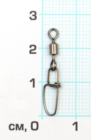 Вертлюжок+застежка Insurance Рыболов №6 10шт 15кг 1