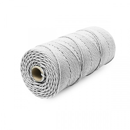 Шнур плетеный Стандарт 500 м белый на бобине