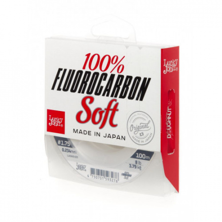 Леска Lucky John FLUOROCARBON Soft 100м 0,234мм 3,79кг