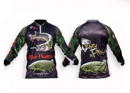 Джерси Crazy Fish Pike Hunter black - XS