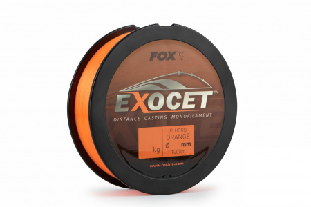FOX флюоресцентная оранжевая монофильная леска Exocet